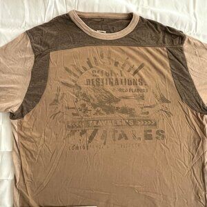 Buffalo David Bitton Offbeat Destinations Graphic T Shirt 2000's